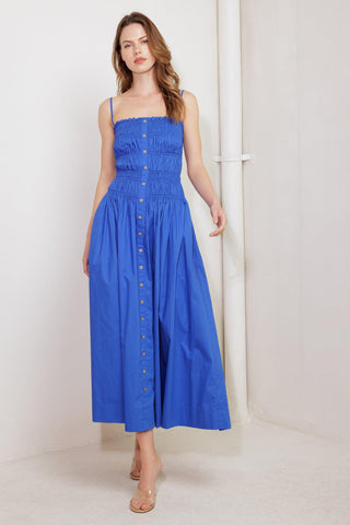 MOONLIGHT ON MY WOVEN MIDI DRESS - Glamourous Grace