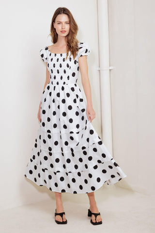 EFFORTLESS DAYS WOVEN MIDI DRESS - Glamourous Grace