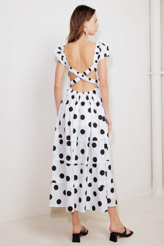 EFFORTLESS DAYS WOVEN MIDI DRESS - Glamourous Grace