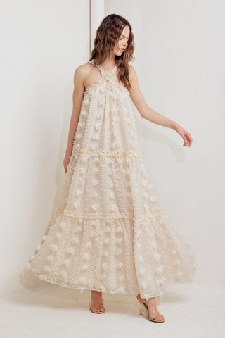 CLOUD NINE GOWN WOVEN ANKLE DRESS - Glamourous Grace