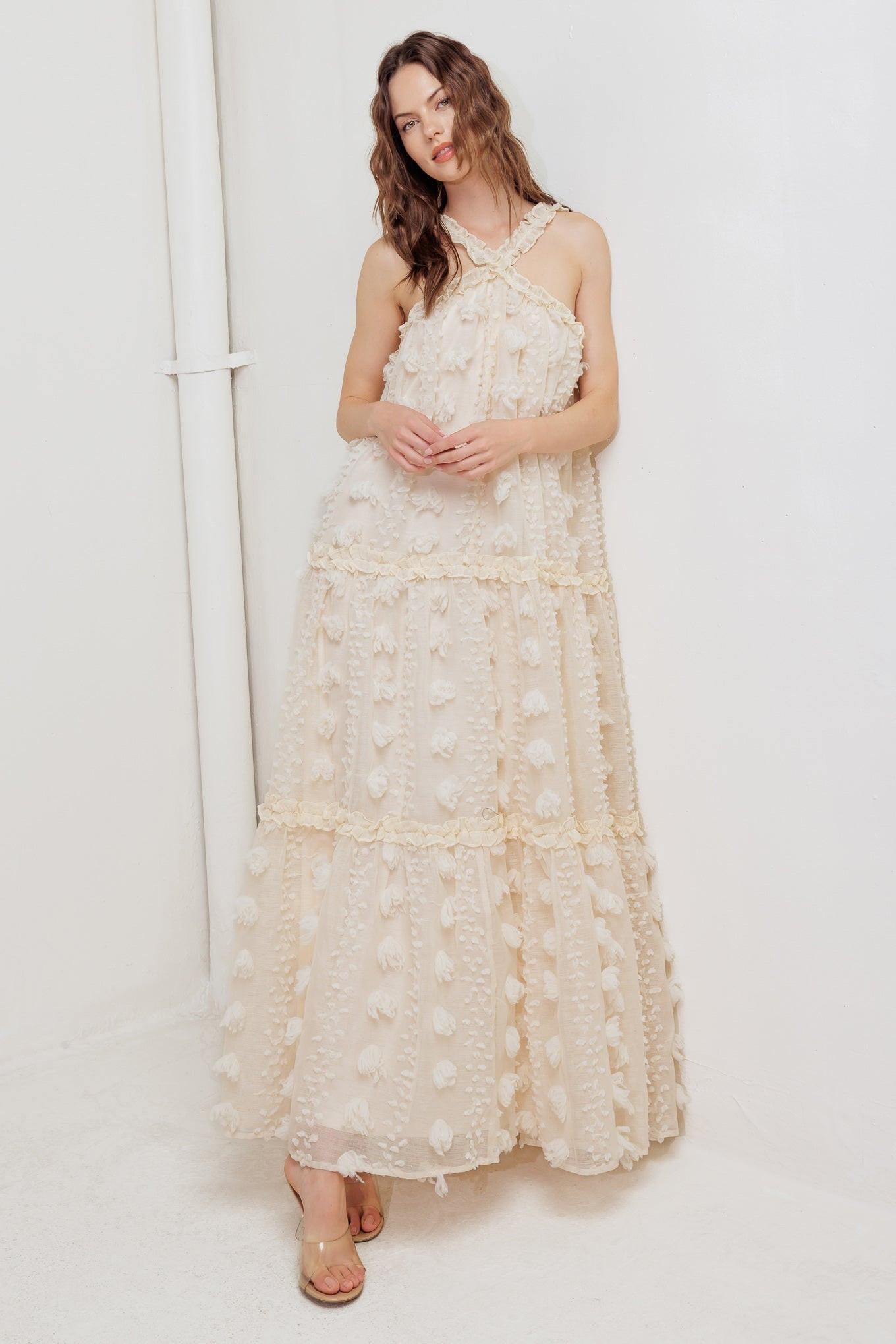 CLOUD NINE GOWN WOVEN ANKLE DRESS - Glamourous Grace