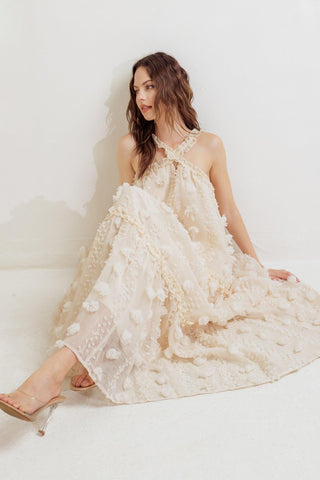CLOUD NINE GOWN WOVEN ANKLE DRESS - Glamourous Grace