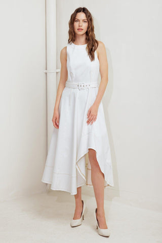 POET’S MUSE WOVEN MIDI DRESS - Glamourous Grace