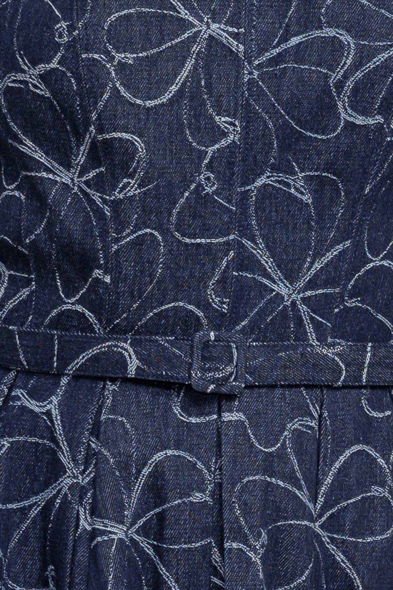 MOONDUST GARDEN DENIM MIDI DRESS - Glamourous Grace