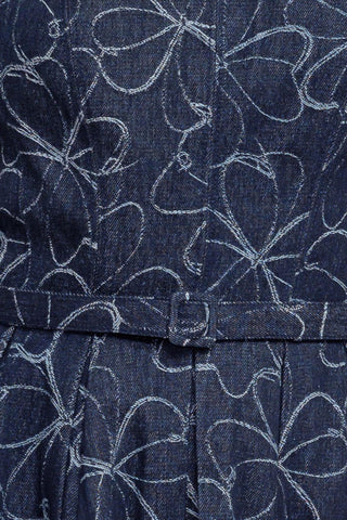 MOONDUST GARDEN DENIM MIDI DRESS - Glamourous Grace