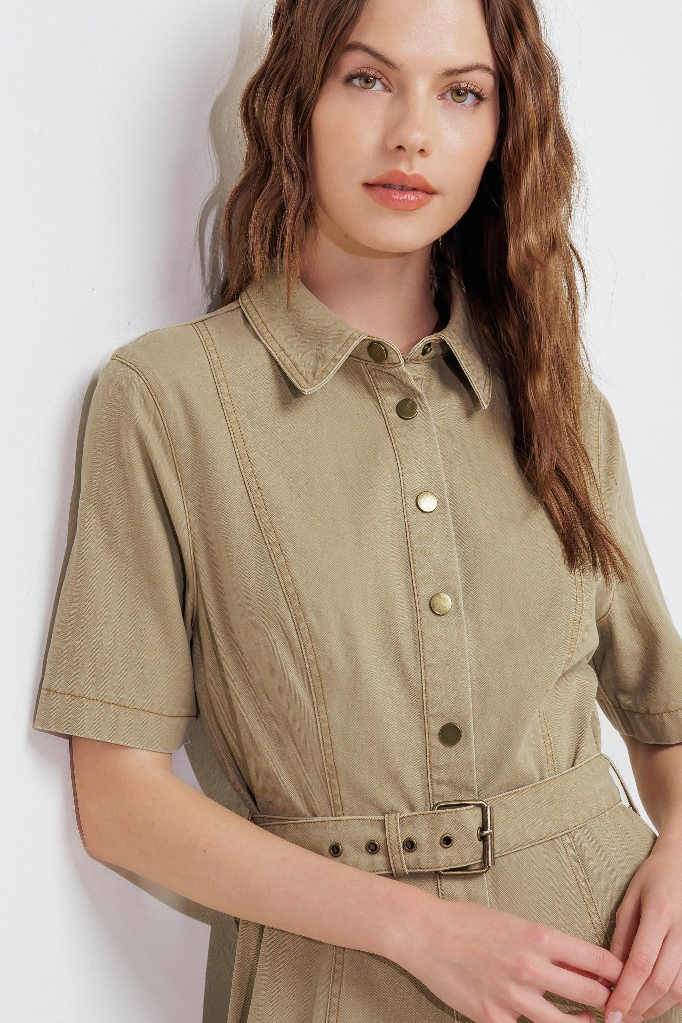 TERRACOTTA TRAIL WOVEN MIDI DRESS - Glamourous Grace