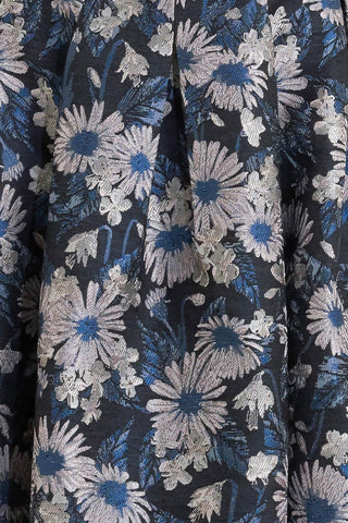 LUX BLOOMING WOVEN JACQUARD MIDI DRESS - Glamourous Grace