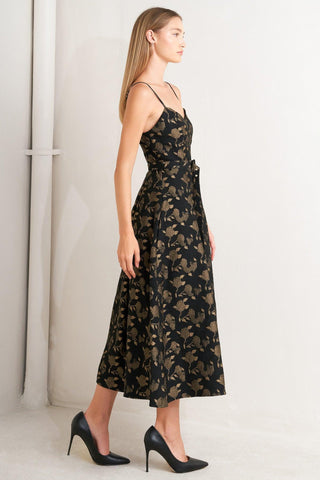 GARDEN OPERA WOVEN MIDI DRESS - Glamourous Grace