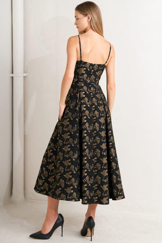 GARDEN OPERA WOVEN MIDI DRESS - Glamourous Grace
