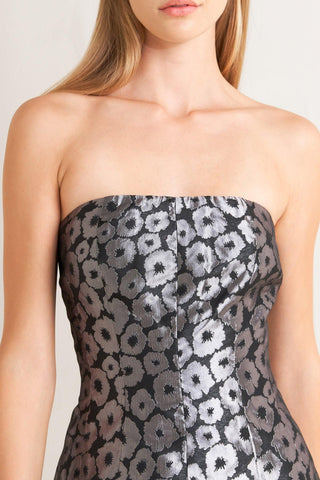 SHINE ON ME WOVEN JACQUARD MINI DRESS - Glamourous Grace