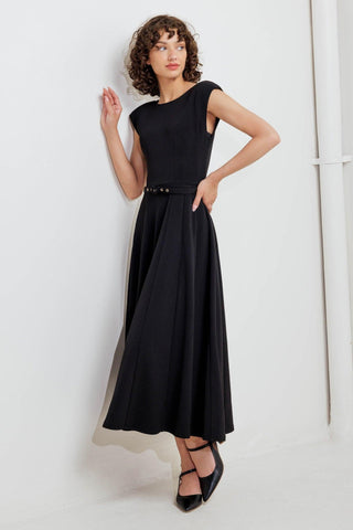 MODERN MONA WOVEN MIDI DRESS - Glamourous Grace