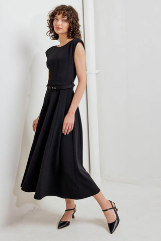 MODERN MONA WOVEN MIDI DRESS - Glamourous Grace