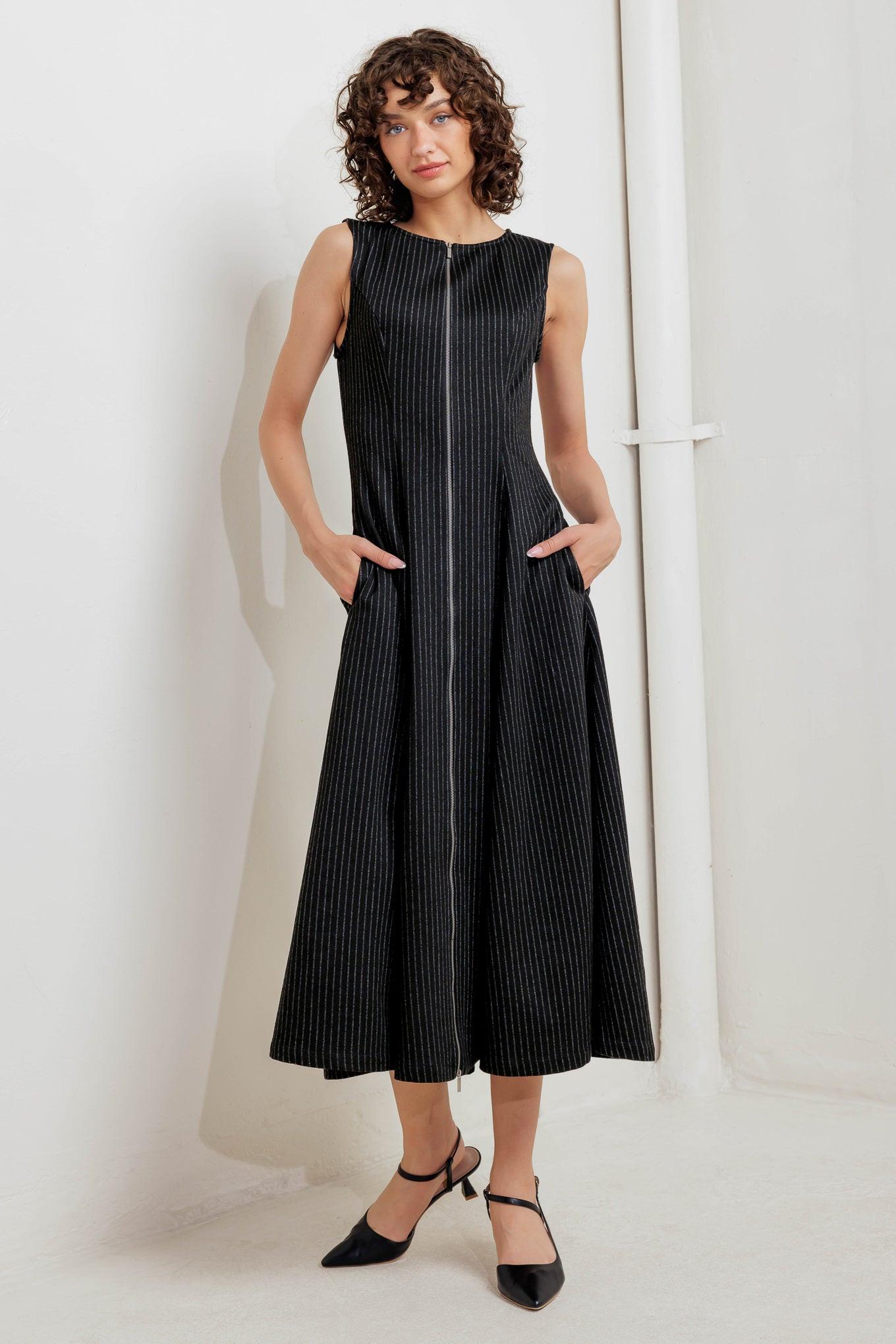 URBAN FRAME WOVEN MIDI DRESS - Glamourous Grace