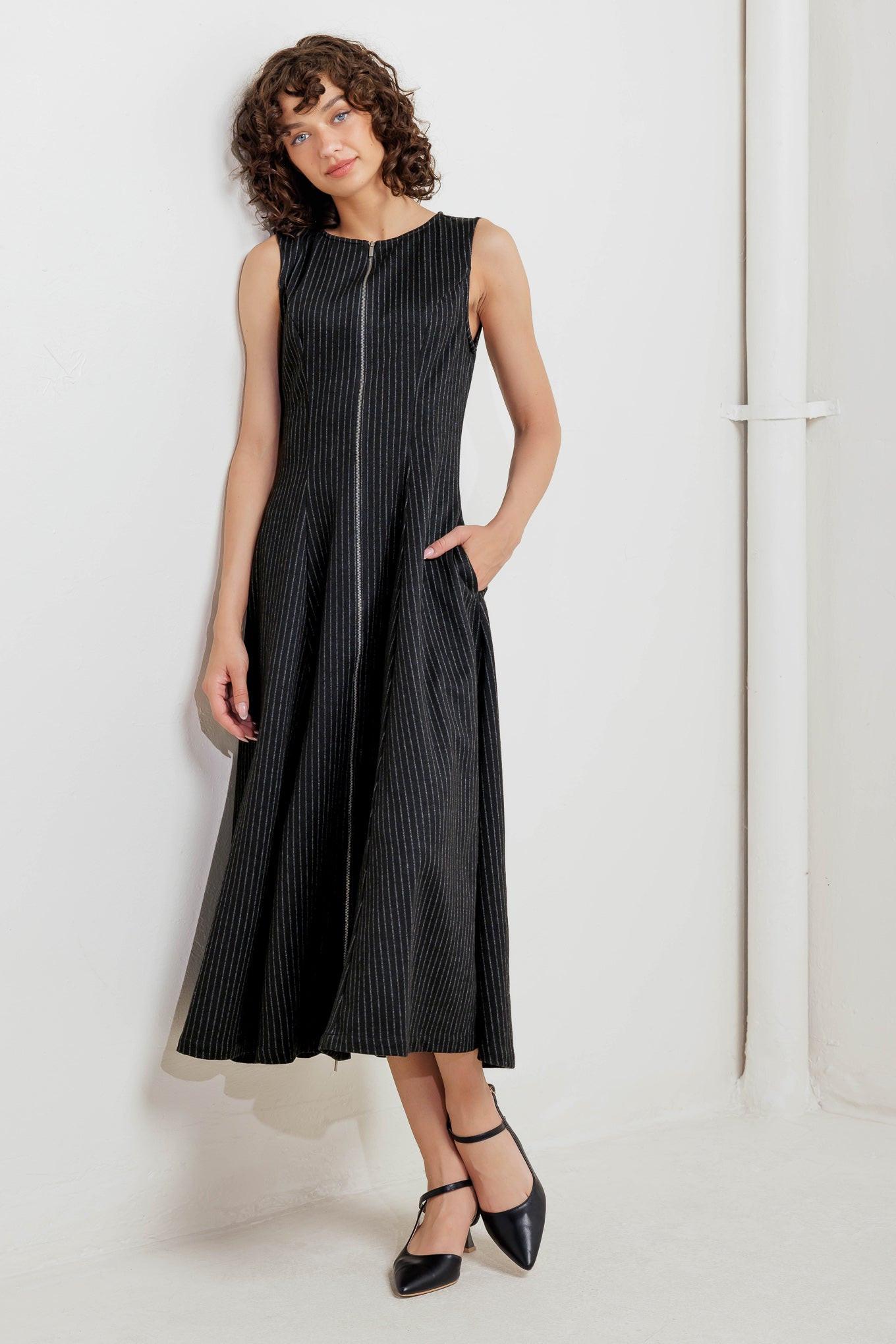 URBAN FRAME WOVEN MIDI DRESS - Glamourous Grace