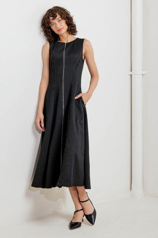 URBAN FRAME WOVEN MIDI DRESS - Glamourous Grace
