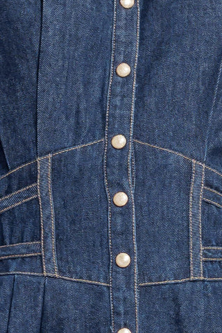 VINTAGE BLUES DENIM MIDI DRESS - Glamourous Grace