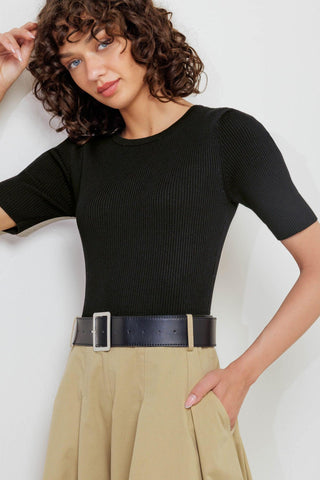 SCULPTED GRACE SWEATER WOVEN TOP AND SKIRT DRESS - Glamourous Grace