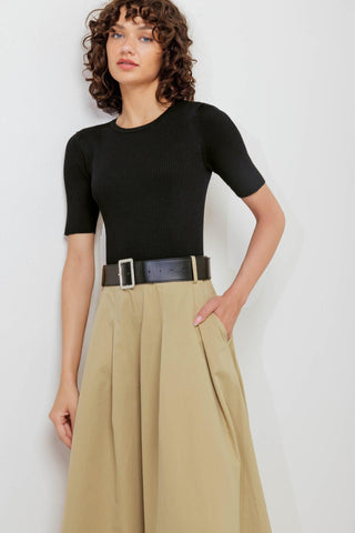SCULPTED GRACE SWEATER WOVEN TOP AND SKIRT DRESS - Glamourous Grace