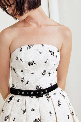 LOVELY CULTIVATED WOVEN MIDI DRESS - Glamourous Grace