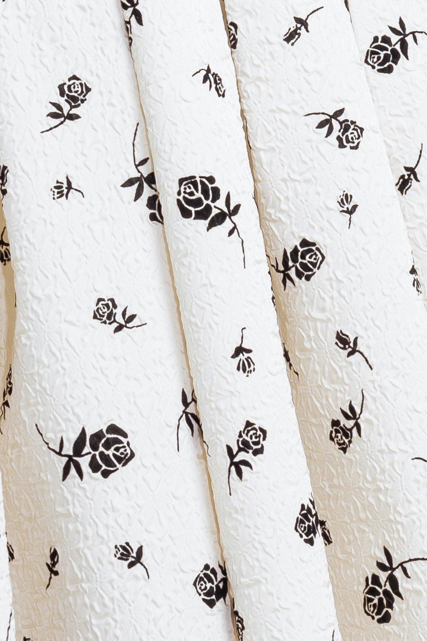LOVELY CULTIVATED WOVEN MIDI DRESS - Glamourous Grace