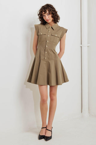 MISSION MUSE WOVEN MINI DRESS - Glamourous Grace