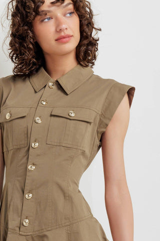 MISSION MUSE WOVEN MINI DRESS - Glamourous Grace