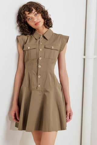 MISSION MUSE WOVEN MINI DRESS - Glamourous Grace