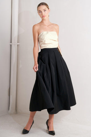 MONO BALLET WOVEN MIDI DRESS - Glamourous Grace