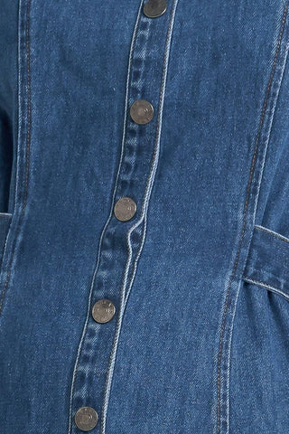 ICON VINTAGE DENIM MIDI DRESS - Glamourous Grace