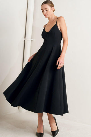 PURE INTENTION WOVEN MIDI DRESS - Glamourous Grace