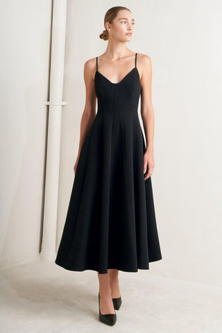 PURE INTENTION WOVEN MIDI DRESS - Glamourous Grace