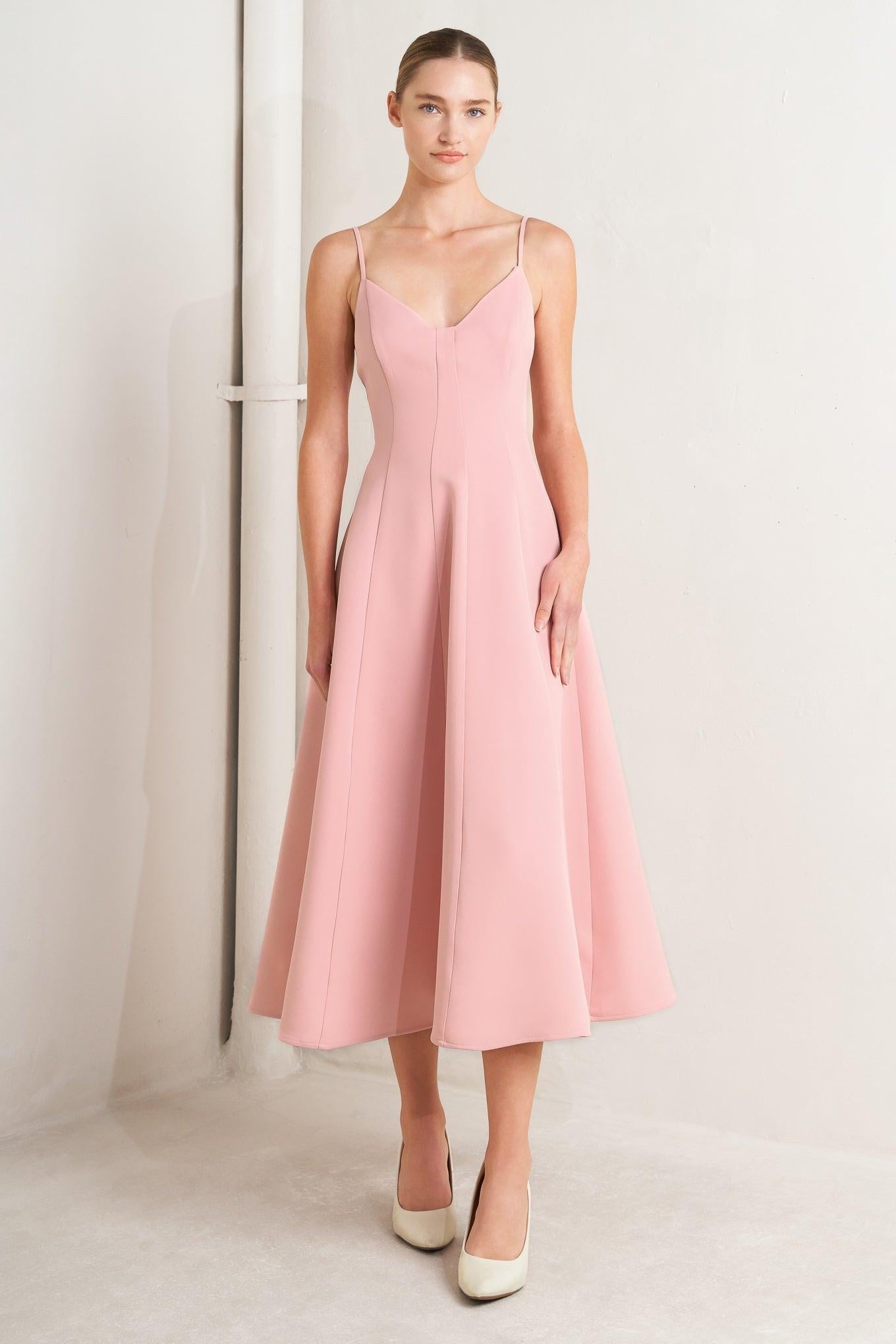 PURE INTENTION WOVEN MIDI DRESS - Glamourous Grace