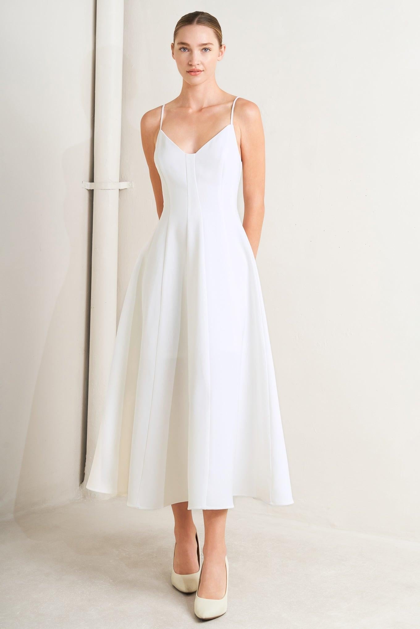 PURE INTENTION WOVEN MIDI DRESS - Glamourous Grace