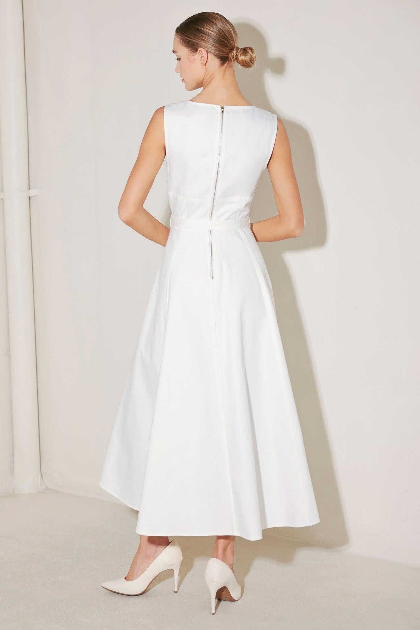 SUMMER SOCIAL WOVEN MIDI DRESS - Glamourous Grace