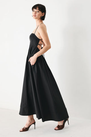 PURE LINE WOVEN MIDI DRESS - Glamourous Grace