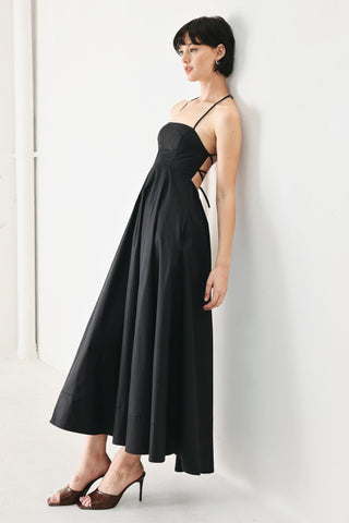 PURE LINE WOVEN MIDI DRESS - Glamourous Grace