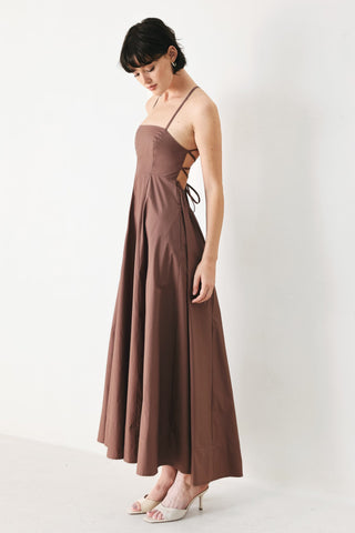 PURE LINE WOVEN MIDI DRESS - Glamourous Grace