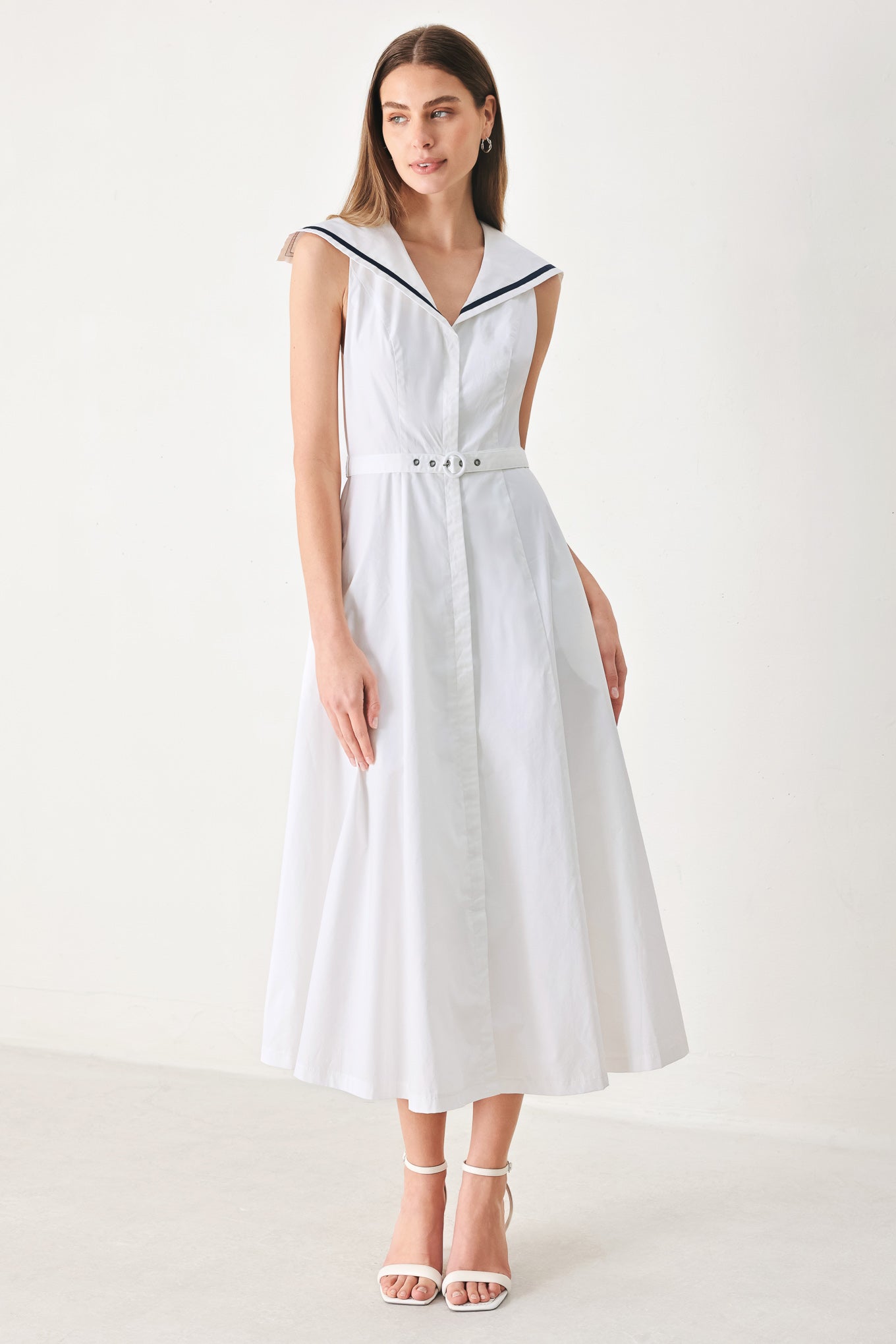 DARLING DAY WOVEN MIDI DRESS - Glamourous Grace