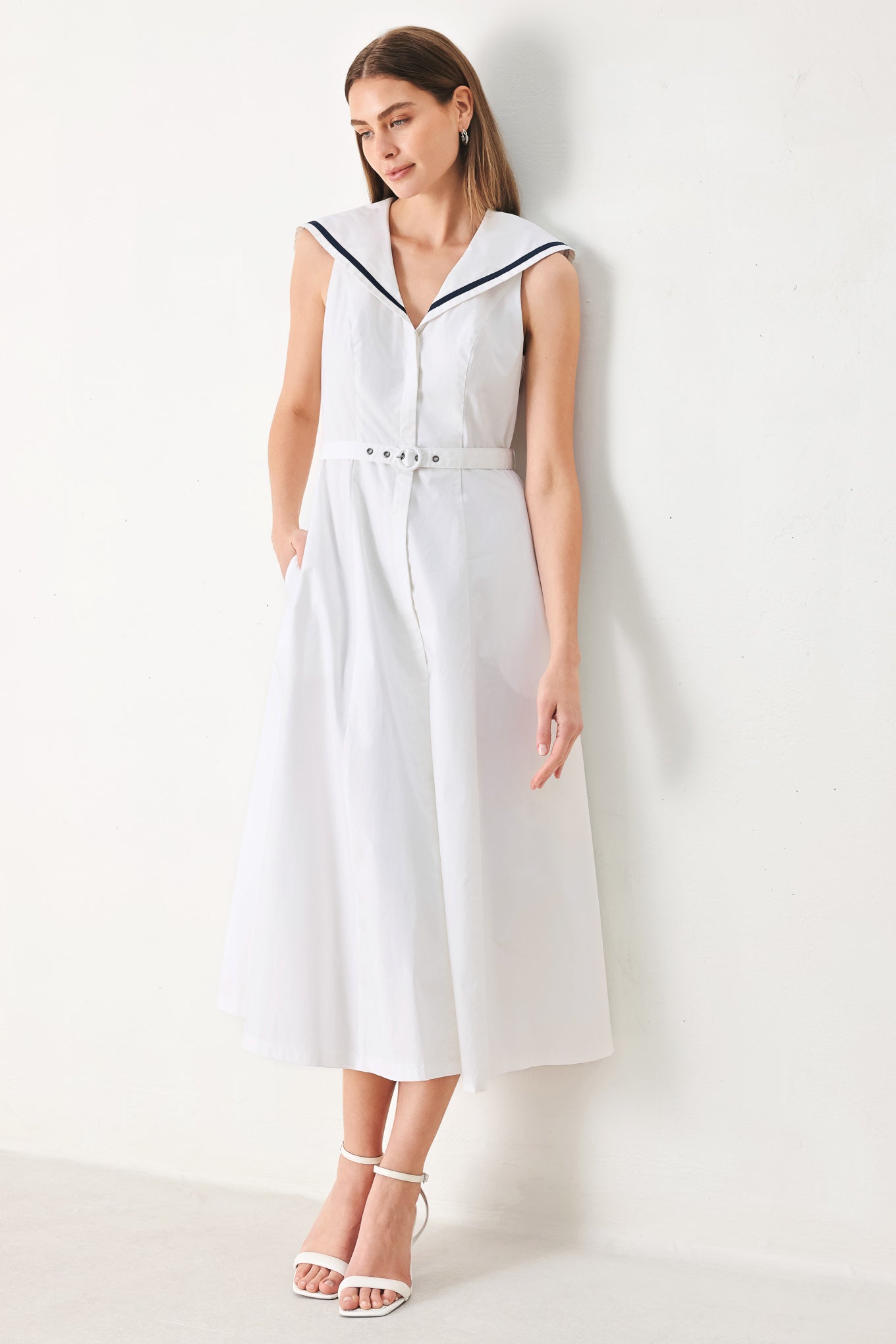DARLING DAY WOVEN MIDI DRESS - Glamourous Grace