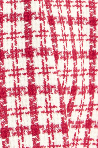 CHERRY CHECK TWEED MINI DRESS - Glamourous Grace
