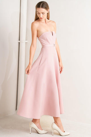 WEEKEND GLAM WOVEN MIDI DRESS - Glamourous Grace