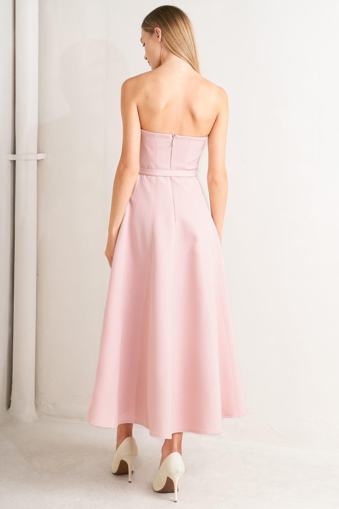 WEEKEND GLAM WOVEN MIDI DRESS - Glamourous Grace