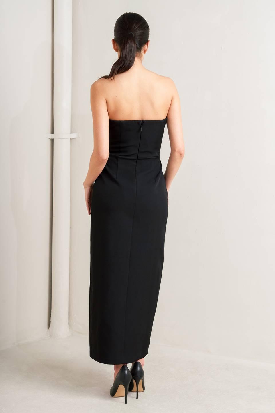 SECRET MOMENT WOVEN MIDI DRESS - Glamourous Grace