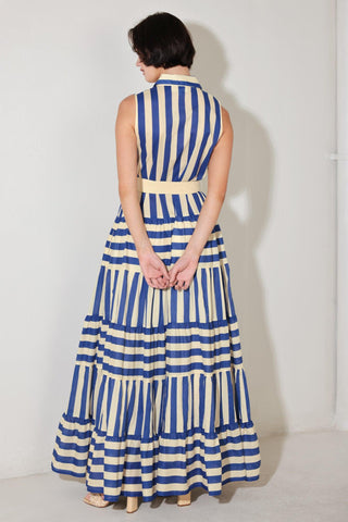 SUNSET BOARDWALK STRIP MAXI DRESS - Glamourous Grace