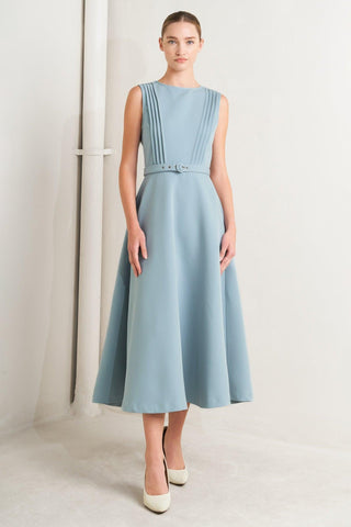 SOFT SPOKEN WOVEN MIDI DRESS - Glamourous Grace