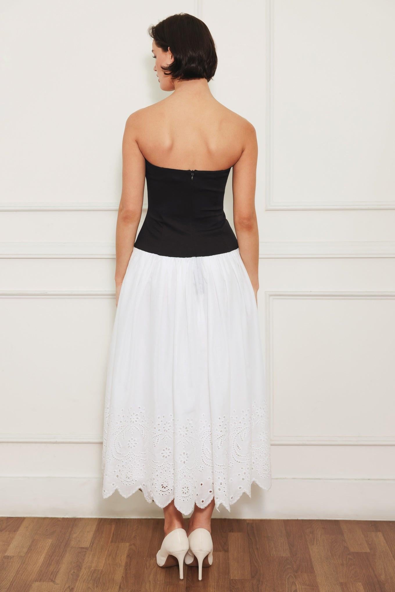 SOFT SPOKEN BEAUTY KNIT WOVEN MIDI DRESS - Glamourous Grace