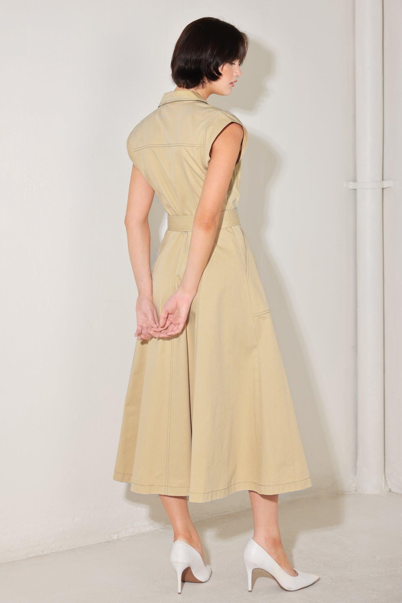 NATURAL INSTINCT WOVEN MIDI DRESS - Glamourous Grace