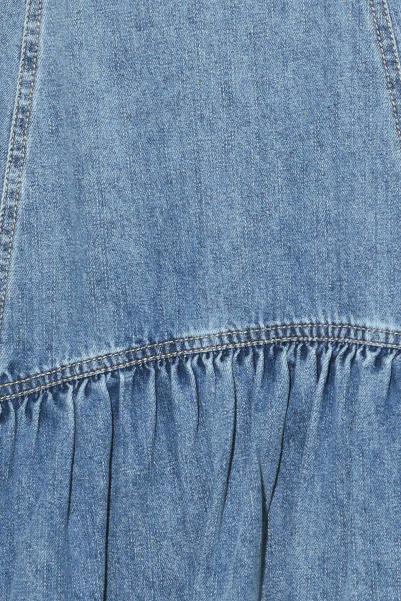 RUNWAY REBEL DENIM MIDI DRESS - Glamourous Grace