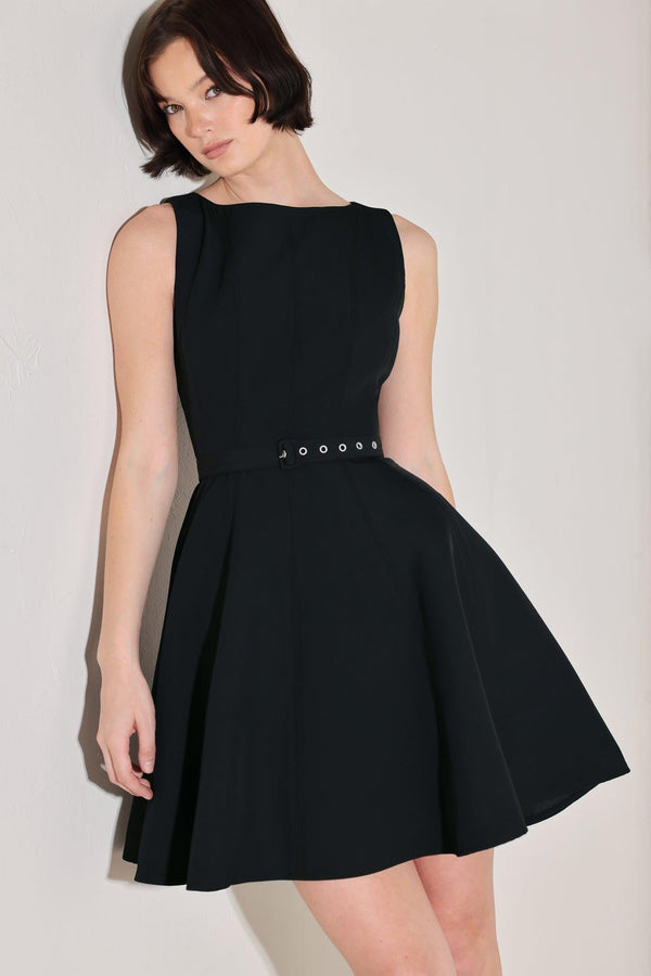 ALL EYES ON YOU WOVEN MINI DRESS - Glamourous Grace