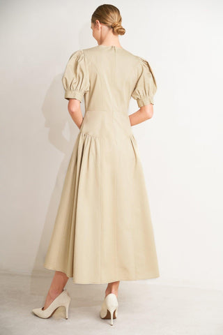 UNDERSTATED ICON WOVEN MIDI DRESS - Glamourous Grace